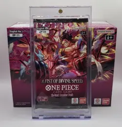 One Piece TCG A Fist of Divine Speed (OP-11) English Booster Pack Sealed - Image 1