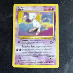 Mew 8 WOTC Black Star Promo Pokemon Card - Image 1