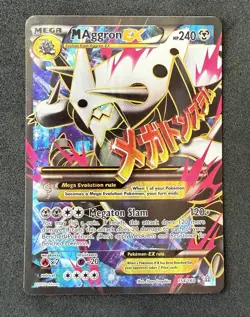 M Aggron EX (154 Full Art) 154/160 XY - Primal Clash Holo - Pokemon Card - Image 1