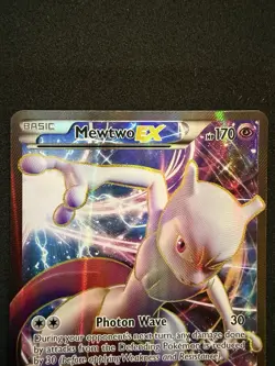 Pokemon Mewtwo EX Full Art Promo Holo XY125 170 HP Basic Card - Image 3