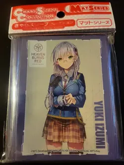 Chara Card Sleeve Collection Mat Series Heaven Burns Red Yuki Izumi (No.MT1386) - Image 1