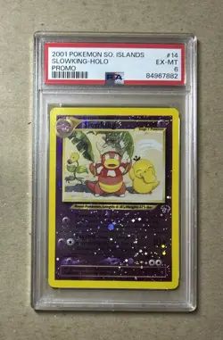 2001 Pokemon Southern Islands Slowking Holo Promo Card #14 PSA 6 - Image 1