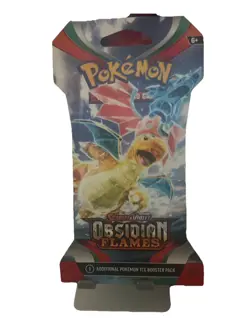 NEW Pokemon - Scarlet & Violet Obsidian Flames - BLISTER BOOSTER PACK (10 Cards) - Image 3