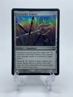 Surestrike Trident - Darksteel - MTG - Foil UNC - Magic the Gathering - Image 1
