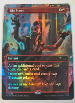 MTG Big Score (7096), Foil, NM/Unplayed, Fallout Secret Lair Drop - Image 1