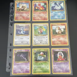 🔥Complete Common Uncommon Base set Pokemon Cards 1999 WOTC 🔥 - Image 1