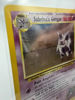 Sabrina’s Gengar - Holo - 14/132 Gym Heroes - Pokemon TCG - 2000 Swirl WOTC - Image 2