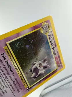 Sabrina’s Gengar - Holo - 14/132 Gym Heroes - Pokemon TCG - 2000 Swirl WOTC - Image 5