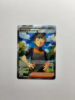 Brock's Scouting 179/159 Ultra Rare Journey Together Pokemon Near Mint - Image 1