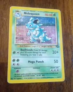 Nidoqueen Holo Rare 7/64 1999 Pokemon Jungle Heavy Played - Image 2