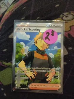Pokemon TCG Brock's Scouting 179/159 Journey Together Full Art Holo Ultra Rare - Image 1