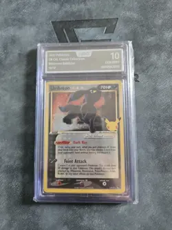 Umbreon Goldstar 17/17 Celebrations AOG 10 Pokemon English 25th Anniversary PSA - Image 1