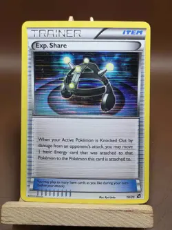 HP Exp. Share 18/20 Dragon Vault Pokemon TCG Trainer Item Holo Rare - Image 1