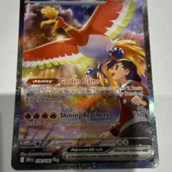 Pokemon TCG Ethan's Ho-Oh EX Special Illustration Rare Holo Sv10 230/182 - Image 3
