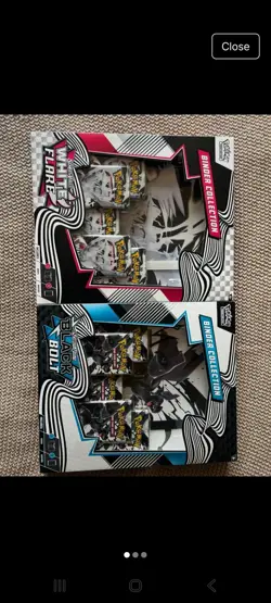 Pokemon Black Bolt & White Flare Binder Collection - Image 1