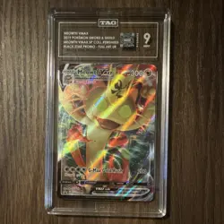 The Pokemon Company Meowth VMAX SWSH005 Sword & Shield Promo Full Art TAG 9 Holo - Image 1