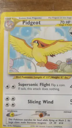 Pokemon Pidgeot 02/18 Southern Islands Promo Regular 2001 The Pokemon Company - Image 1