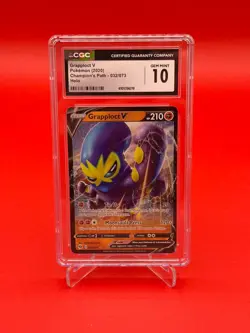 Grapploct V 32/73 Champions Path Holo CGC Gem Mint 10 Pokemon TCG Graded - Image 1