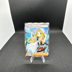 Lillie's Determination 169/132 Secret Rare Pokemon Mega Evolution Full Art NM - Image 1