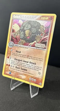 Pokemon Golem 6/92 EX Legend Maker stamped Reverse Holo Rare - Image 2