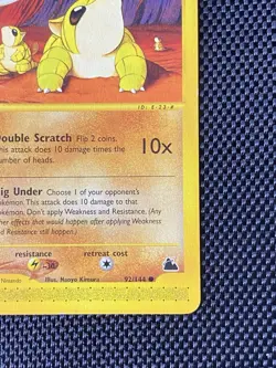 Pokemon TCG Sandshrew Skyridge 92/144 Common Non-Holo LP - Image 4