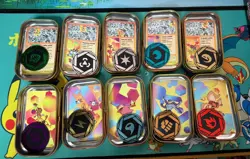 Pokemon TCG Pokemon 151 Mini Tins Set - Includes Photo Art Card & Coins NO PACKS - Image 2