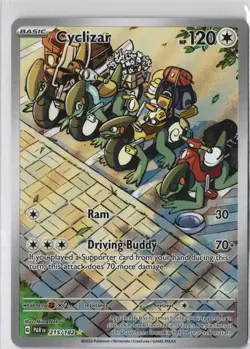 Cyclizar Illustration Rare SV04: Paradox Rift PAR 215/182 NM Pokemon Card - Image 1