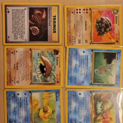 Pokemon TCG Fossil Set 8 Card Lot Kabuto Psyduck Golem Wizards of the Coast - Image 2