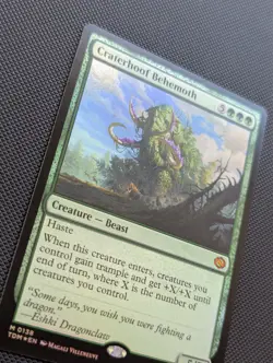 Craterhoof Behemoth #0138, Tarkir: Dragonstorm (TDM), Foil MTG - Image 3