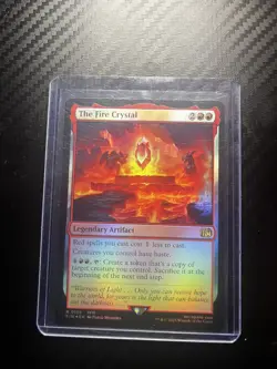 MTG The Fire Crystal FOIL - FINAL FANTASY (FIN) - Image 1