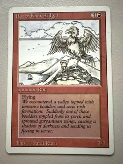 Roc of Kher Ridges - MTG - REVISED (3rd) - ENGLISCH - ©1994 EX rare - Image 1