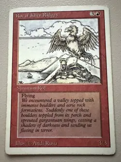 Roc of Kher Ridges - MTG - REVISED (3rd) - ENGLISCH - ©1994 EX rare - Image 2