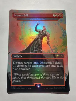Meteorfall - Star of Extinction (Rainbow Foil) Secret Lair Drop Foil - Image 1