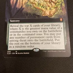 Majestic Genesis (Extended Art) Commander Legends: Battle for Baldur's Gate MTG - Image 3