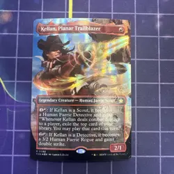 Kellan, Planar Trailblazer (Borderless) (Mana Foil) Foundations Foil - Image 1