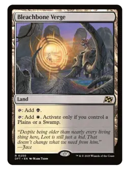 1x MTG Bleachbone Verge - Aetherdrift Rare Land! NM Mint - Image 1