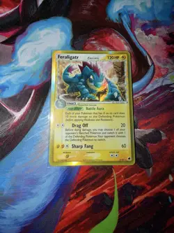 Pokemon Feraligatr 2/101 EX Dragon Frontiers Delta Species Holo Rare Card 120 HP - Image 1