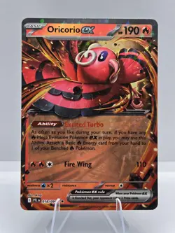 Oricorio ex 018/094 Double Rare Phantasmal Flames Pokemon NM - Image 1