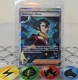 Pokemon TCG Grimsley's Move 120/094 Ultra Rare Phantasmal Flames 2025 NM - Image 1