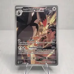 Larry's Staraptor 249/217 Ascended Heroes Illustration Rare Holo Pokemon TCG NM - Image 1