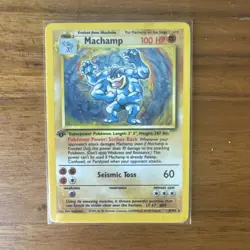 Pokemon TCG Machamp Deck Exclusives 8/102 Holo 1st Edition Holo Rare 100 HP - Image 1