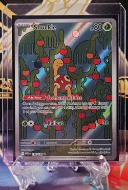 Shuckle Illustration Rare ME01: Mega Evolution 136/132 Pokemon TCG - Image 1