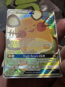 Pokemon Dedenne GX Full Art Promo Holo 195A/214 Alternate Art - Image 2