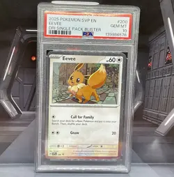 Eevee SVP 200 Pokemon S&V: Destined Rivals PSA 10 Gem Mint - Image 1