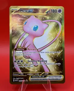 Mew Ex Pokemon Scarlet & Violet 151 Gold Secret Rare 205/165 NM - Image 1