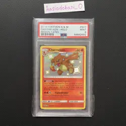 PSA 9 : Pokemon Charmeleon SV7/SV94 Sun & Moon Hidden Fates Shiny Holo Rare - Image 1