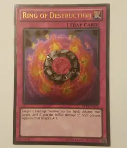 YUGIOH RING OF DESTRUCTION DPKB-EN036 Ultimate Rare Unlimited Edition LP - Image 1