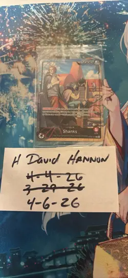 One Piece TCG Shanks PSA Magazine Exclusive Promo - Image 1