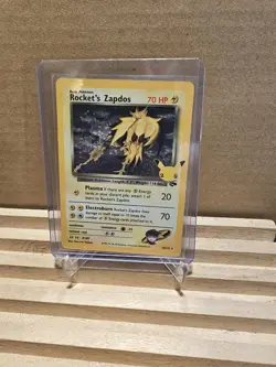 Pokemon Rocket's Zapdos 15/132 Holo Celebrations: Classic Collection NM card - Image 1