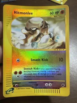 Pokemon Card Hitmonlee 81/165 Reverse Holo Foil Expedition - Image 1